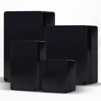 200x120x75 IP65 ABS plastique noir couleur industriel électrique extérieur électronique boîtiers étanche jonction projet boîte