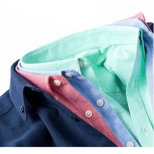 AOSHI-Camisa de manga larga para hombre, Material excelente, nuevo diseño, a rayas, 100% algodón, manga larga, formal, 2021