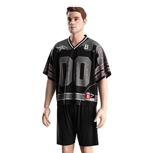 Camiseta de fútbol americano y Rugby retro auténtica para hombre, tela de grado superior para festividades y entrenamientos de fanáticos - Product Image 3