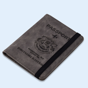 Porta Passaporto Personalizzabile di Alta Qualità 2026 con Slot per Carte di Credito e Slot per SIM - Product Image 5