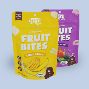 Sacs à fermeture éclair en plastique personnalisés pour l'emballage de sacs d'emballage de fruits secs sac de cueillette et de mélange de bonbons pochette debout avec feuille - Product Image 3