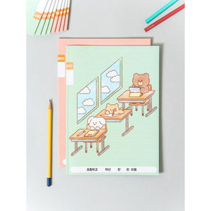 Elementary 3-6 Untitled Notes 24 Sheets 10 Volumes Spiral Bound Legal Pad <b>Exercise</b> <b>Book</b> B5 A6 <b>A5</b> Sizes 100 Cardboard Thermal - Product Image 1