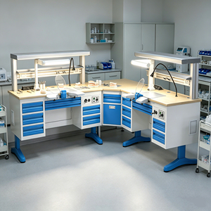 Équipements dentaires personnalisés approuvés CE, banc <span class=keywords><strong>de</strong></span> <span class=keywords><strong>laboratoire</strong></span> dentaire, poste <span class=keywords><strong>de</strong></span> travail dentaire - Product Image 2