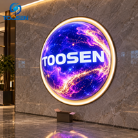TOOSEN P1.5 P2 P2.5 Layar LED Video Wall Gantung Indoor Definisi Tinggi untuk Iklan Atrium Komersial