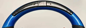 Funda de Volante de Cuero Genuino Cosida a Mano, Ajuste Delgado, No Bloquea los Botones, Compatible con <span class=keywords><strong>BMW</strong></span> 325li 530li X3 X5 Mini Cooper - Product Image 3