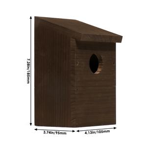 Nichoir extérieur de conception personnalisée, abri en bois, <span class=keywords><strong>cage</strong></span> à oiseaux, maison de campagne en bois pour oiseaux - Product Image 4