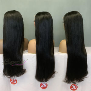 Cabello Vietnamita de Diferentes Tamaños, SDD Liso Natural, Color Natural, Cierre sin Pegamento 5x5 - Product Image 2