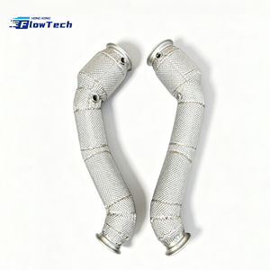 Sistema de Escape con Tubo de Bajada Turbo para McLaren GT 4.0T V8 M840TE, Acero Inoxidable T304, Alto Flujo, Ajuste Directo con Protector Térmico - Product Image 1
