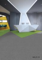 Alfombra Modular de PVC de Alta Densidad, Resistente al Desgaste, con Respaldo de PVC, Retardante de Fuego B1, Grado Comercial, Directo de Fábrica, para Edificios de Oficinas