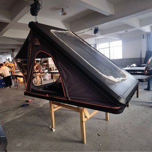 Carpa de Techo para Auto, Tipo A, de Aleación de Aluminio, Carcasa Rígida, Plegable, para las Cuatro Estaciones, de Una Habitación, Tela Oxford, Resistente al Viento, Impermeable y a los Rayos UV - Product Image 4