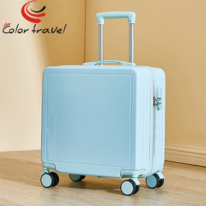 <span class=keywords><strong>Valigia</strong></span> Unisex da 18 Pollici in ABS, <span class=keywords><strong>Dimensioni</strong></span> Ridotte, Resistente, con 4 Ruote Girevoli, Serratura, Impermeabile, Leggera, Alla Moda per Viaggi - Product Image 5