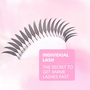 Extensiones de Pestañas Personalizadas al por Mayor con Logotipo, Ligeras, Injertadas, Remodeladas, de Pluma, de Alta Calidad, PBT, Resistentes al Agua, Naturales, Suaves y Fáciles de Usar - Product Image 4