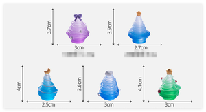 Quà Tặng Khuyến Mãi May Mắn Thứ Cho Năm Mới Thu Nhỏ Vườn Tiny Xmas Cây Người Tuyết Giáng Sinh Thủ Công Trẻ Em <span class=keywords><strong>2025</strong></span> Nhựa Mini Búp Bê Hình - Product Image 3
