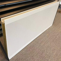 Système de baffles acoustiques modernes en alliage d'aluminium, étanches et ignifuges, pour plafonds de hôtels, gymnases, centres commerciaux et hôpitaux