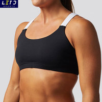 Soutien-gorge de sport grande taille à maintien élevé, color block, personnalisé, pour yoga et entraînement en salle de sport