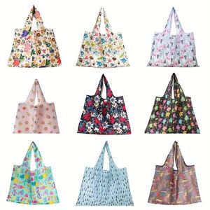 Ulikeke <b>Extra</b> <b>Large</b> Capacity Custom Reusable Waterproof Folding Women's Handbags Portable Recycled PET Shopping Tote <b>Bags</b> - Product Image 2