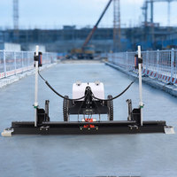 Machine de nivellement de béton automatique pour autoroutes et chaussées Robot à chape laser pour la construction de routes