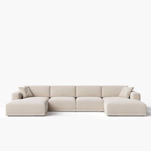 Sofá <span class=keywords><strong>de</strong></span> Tela Moderno y Lujoso FERLY, <span class=keywords><strong>3</strong></span>, <span class=keywords><strong>2</strong></span> y 1 Plazas, Muebles para Sala <span class=keywords><strong>de</strong></span> Estar, Tapizado, Color y Tamaño Personalizables, para Hogar y Hotel - Product Image 2