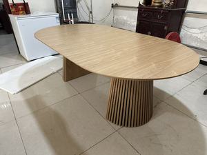 <span class=keywords><strong>Table</strong></span> <span class=keywords><strong>à</strong></span> <span class=keywords><strong>manger</strong></span> ovale extensible élégante en MDF, 120-160-200 cm, pour maison et hôtel – Exportation directe usine - Product Image 5