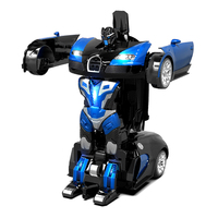 Coche Robot Transformable con Control Remoto - Sensor de Gestos, Deformación con una Sola Tecla, Juguete de Vehículo, Regalo para Niños y Niñas