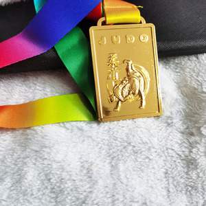 Vente en gros de médailles de taekwondo en métal de judo japonais personnalisées Trophées de compétition de jujitsu de jiu jitsu de karaté - Product Image 2
