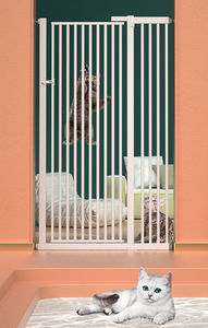 Valla Metálica para Mascotas de Interior, Jaula Anti-Salto con Diseño Sólido, Plegable y Seguro, sin Perforaciones, para Aislamiento de Perros y Gatos - Product Image 4