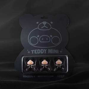 100% Auténticas Frijoles de Cerdo Lulu, Serie Mini Pig Lulu Beans, Frijoles de Resina, Muñecas Adorables, Decoración - Product Image 4