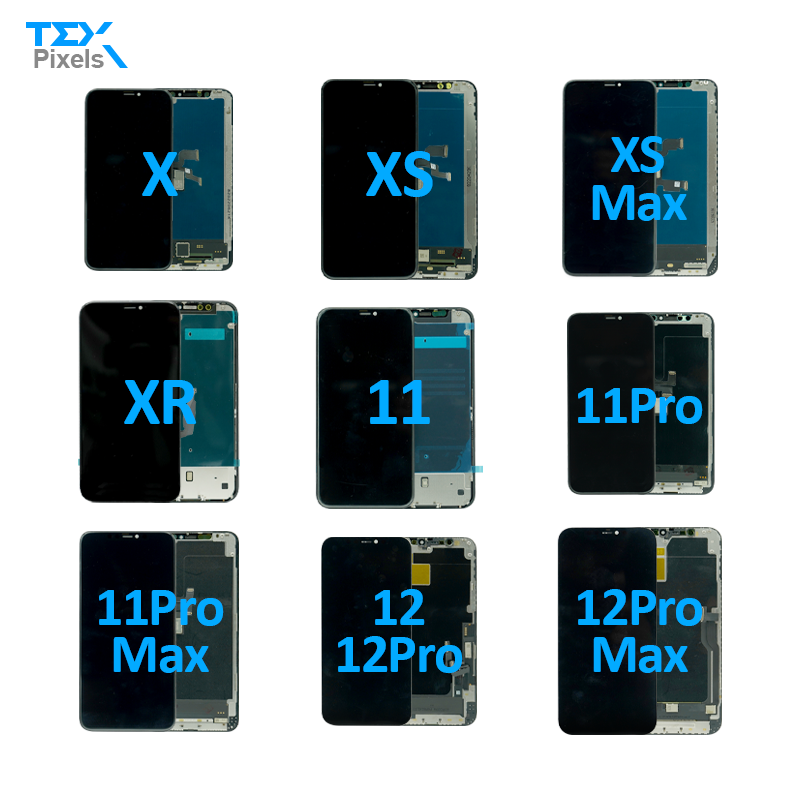 Оригинальный дисплей i Phone X XR XS 11 12 13 Pro Max Oled, замена экрана 6 6s 7 8 Plus, ЖК-дисплей для Iphone