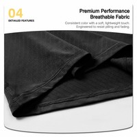 T-shirt de sport pour homme à manches longues avec logo personnalisé OEM, séchage rapide, évacuation de l'humidité, respirant, pour la course à pied, l'entraînement et la gym