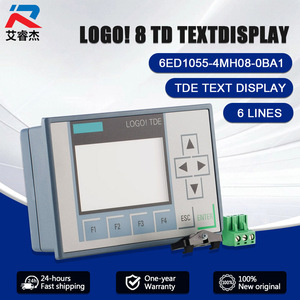 SI-EMENS Nouveau PLC LOGO d'origine ! Écran d'affichage texte pur TDE 6ED1055-4MH08-0BA1, contrôleur PLC pour LOGO 8, 6 lignes, 2 ports Ethernet - Product Image 1