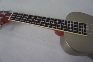 Aiersi marca concierto tamaño 24 pulgadas acabado mate cuerpo de latón resonador ukelele Hawaii ukelele a precio barato instrumento de cuerda - Product Image 5