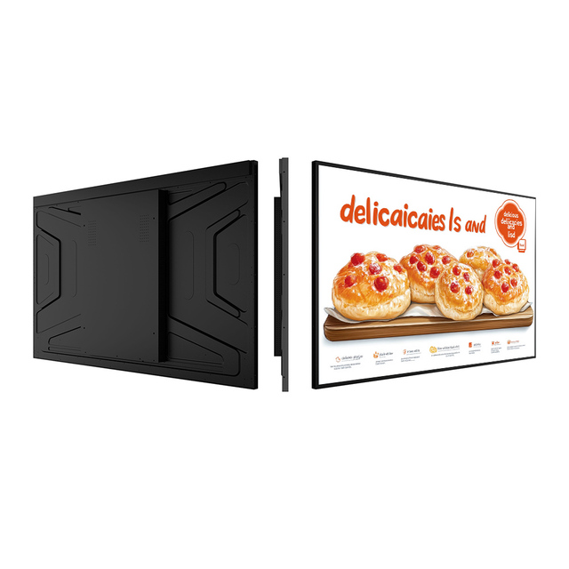 Customized Logo 50-Inch Digital Menu Boards for Restaurants Multi-Media Playback Options with LCD Displays