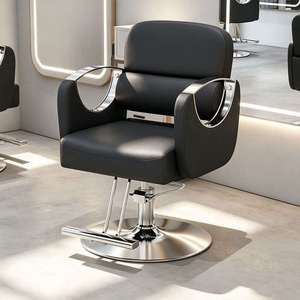 Sillón de Barbería Hidráulico Reclinable de Diseño Vintage para Salón de Belleza - Product Image 5