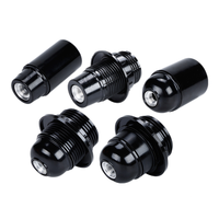 Douille de lampe en bakélite de haute qualité E12 E14 E26 E27 pour ampoule LED, douille de lampe avec vis