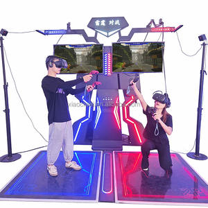 Máquina de Realidad Virtual para Juegos de Disparos, Multijugador, Cine 9D VR, <span class=keywords><strong>Arena</strong></span> de Realidad Virtual para 2 Jugadores, Batalla VR - Product Image 3