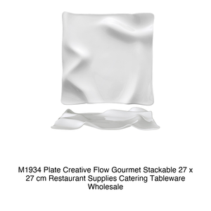 Assiette Gourmet Creative Flow 27 × 27 cm Empilable M1934 - Product Image 2