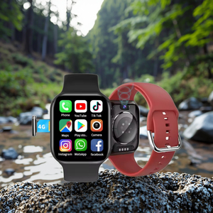 New 4 gam Android Smartwatch cho nam giới 2.02inch IPS Wifi GPS la bàn <span class=keywords><strong>Heart</strong></span> <span class=keywords><strong>Rate</strong></span> Monitor Sim thẻ máy ảnh IP68 điều khiển từ xa cao su - Product Image 4