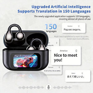 Écouteurs sans fil BT 5.4 avec traduction linguistique IA, traducteur en temps réel pour 150 langues, écouteurs pour les affaires, nouveauté - Product Image 4