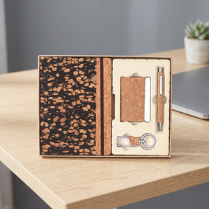 Ensemble cadeau d'affaires de qualité supérieure, personnalisé et embossé, comprenant un agenda en métal, un stylo personnalisé, une bouteille d'eau, cadeau d'entreprise pour le Nouvel An - Product Image 3