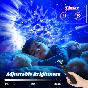 Thông minh RGB Sao Aurora chiếu ánh sáng ban đêm USB powered LED tâm trạng đèn với bộ đếm thời gian, điều khiển từ xa ABS cơ thể cho phòng ngủ phòng trang trí nội thất - Product Image 3