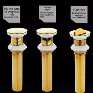 Vente en gros : Robinet de vidange rotatif moderne en laiton pour <span class=keywords><strong>baignoire</strong></span> et lavabo, sans trop-plein, très populaire - Product Image 5