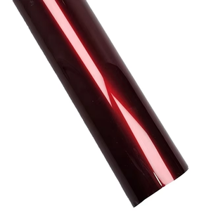 Autofilm mit höchster Qualität Super gloss Metallic Dragon Blood <span class=keywords><strong>Red</strong></span> Vinyl Wrap Film Glänzende rote Auto aufkleber für Autos - Product Image 1