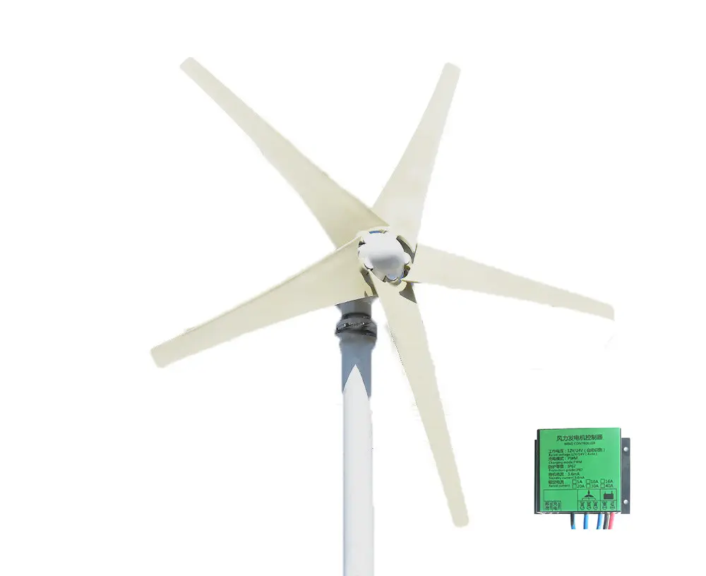 Turbine à vent 2kw 3kw 600W 800W 1000W certifié CE, générateur magnétique permanent haute efficacité, pour usage domestique