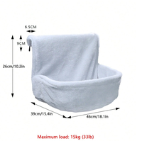 Lit suspendu pour chat le plus vendu, hamac pour chat, lit suspendu en peluche confortable et respirant, toutes saisons, garde au chaud