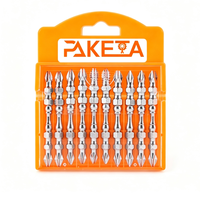 Industriequalität Hochkohlenstoffstahl Schraubendreher-Bit-Set, Verchromte Oberfläche, Unterstützt DIY & OEM Anpassung, Magnetische Bits