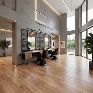 Estación de Espejo Triple, Doble o Individual Moderna para Barbería y Salón, Equipo de Madera con Color Opcional y Mueble Plegable para Hotel, Gimnasio o Centro Comercial - Product Image 3