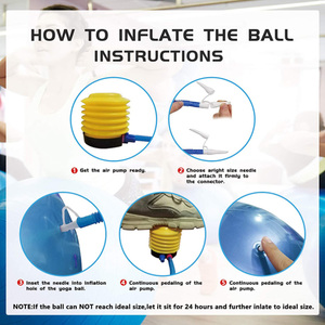 Ballon de yoga écologique en PVC anti-éclatement pour la <span class=keywords><strong>grossesse</strong></span> et l'accouchement, antidérapant, pour l'exercice et la gym à domicile - Product Image 6