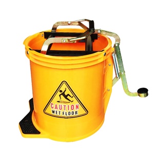 <span class=keywords><strong>Cubo</strong></span> de Fregona Redondo Comercial O-Cleaning de 16L <span class=keywords><strong>con</strong></span> <span class=keywords><strong>Pedal</strong></span>, Rodillo y Escurridor, Carro de Limpieza <span class=keywords><strong>con</strong></span> Ruedas y Sistema de Escurrido sin Manos - Product Image 1