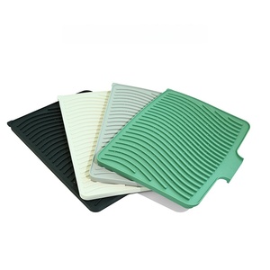 <span class=keywords><strong>Tapis</strong></span> de séchage de vaisselle en <span class=keywords><strong>silicone</strong></span> LifeTop pour comptoir de cuisine, <span class=keywords><strong>tapis</strong></span> de drainage suspendable antidérapant avec drain intégré - Product Image 2