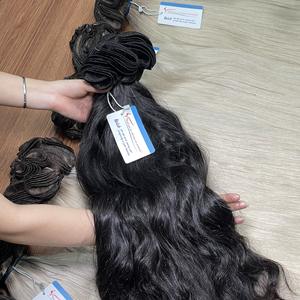 Nouveau design noué à la main extension de cheveux en trame haut à la mode couleur super dessinée qualité naturelle droite ondulée teinte par Genius Weft - Product Image 5